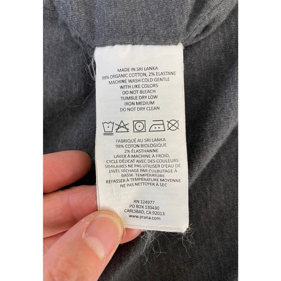 prAna Women's Size S Olive Green Organic Cotton Bomber Jacket - Picture 8 of 9